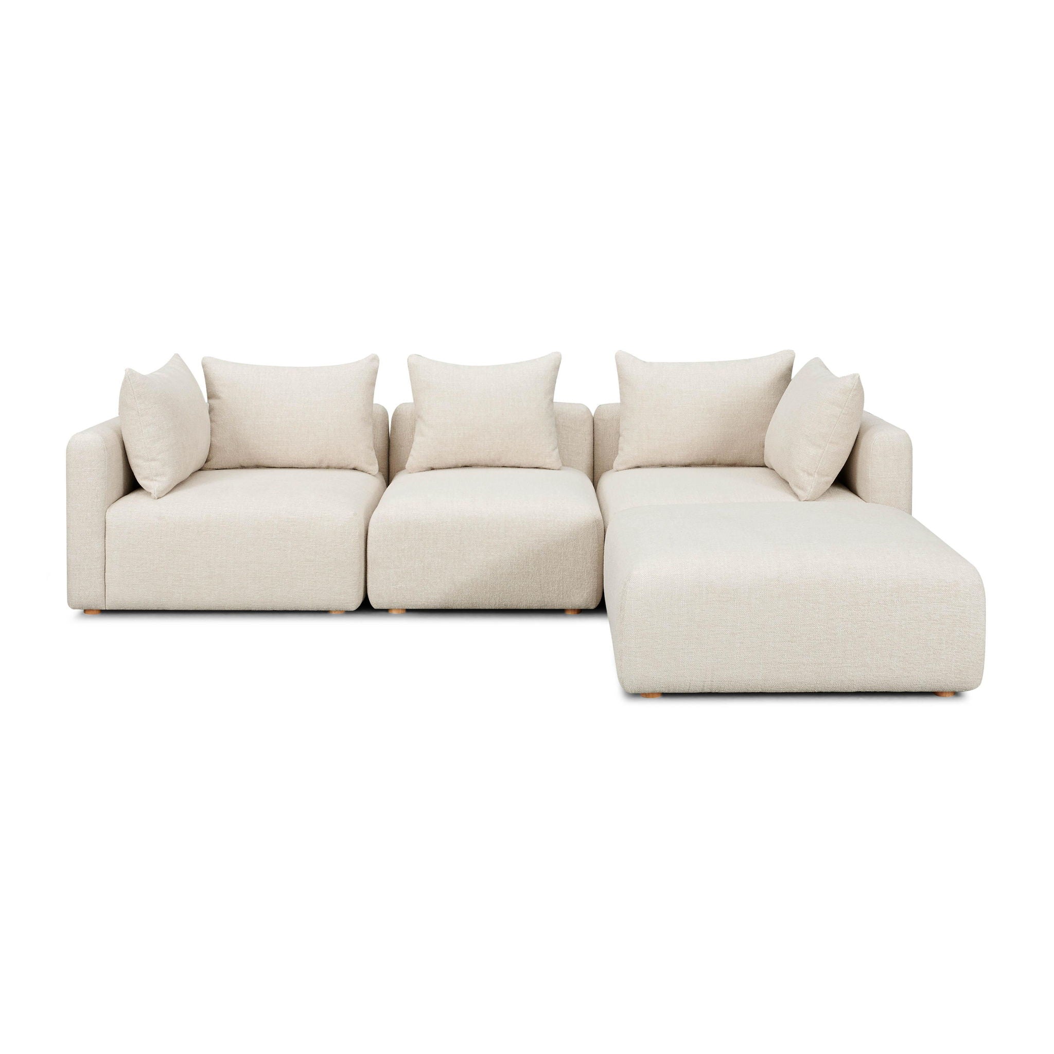 Hangover 4-Piece Modular Chaise Sectional - Thumbnail 3