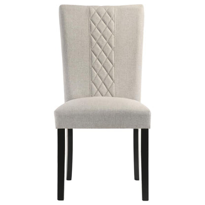 Malia - Fabric Upholstered Dining Side Chair (Set of 2) - Beige