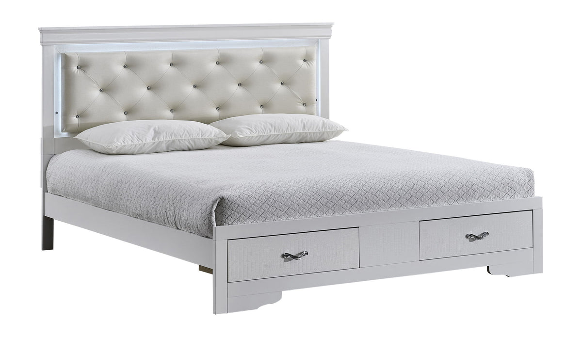 Glory Furniture - Lorana - Storage Bed With LED