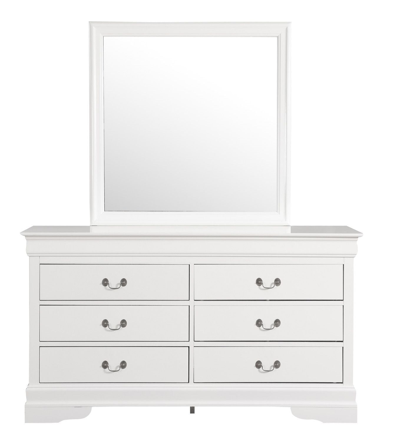 Glory Furniture - Louis Phillipe - Dresser & Mirror