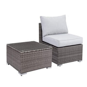 Modern Patio Set With Coffee Table
