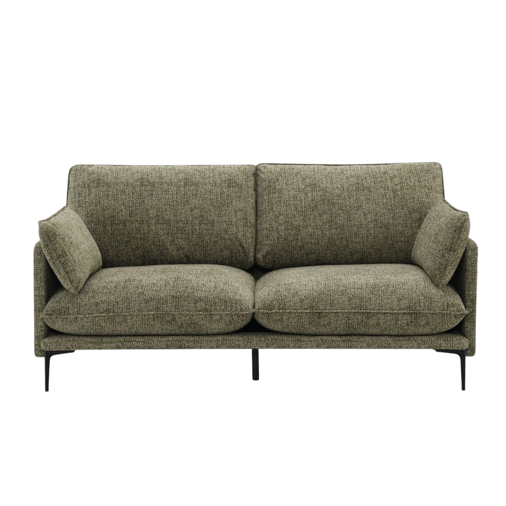 Dalton - Sofa With 2 Pillows - Green