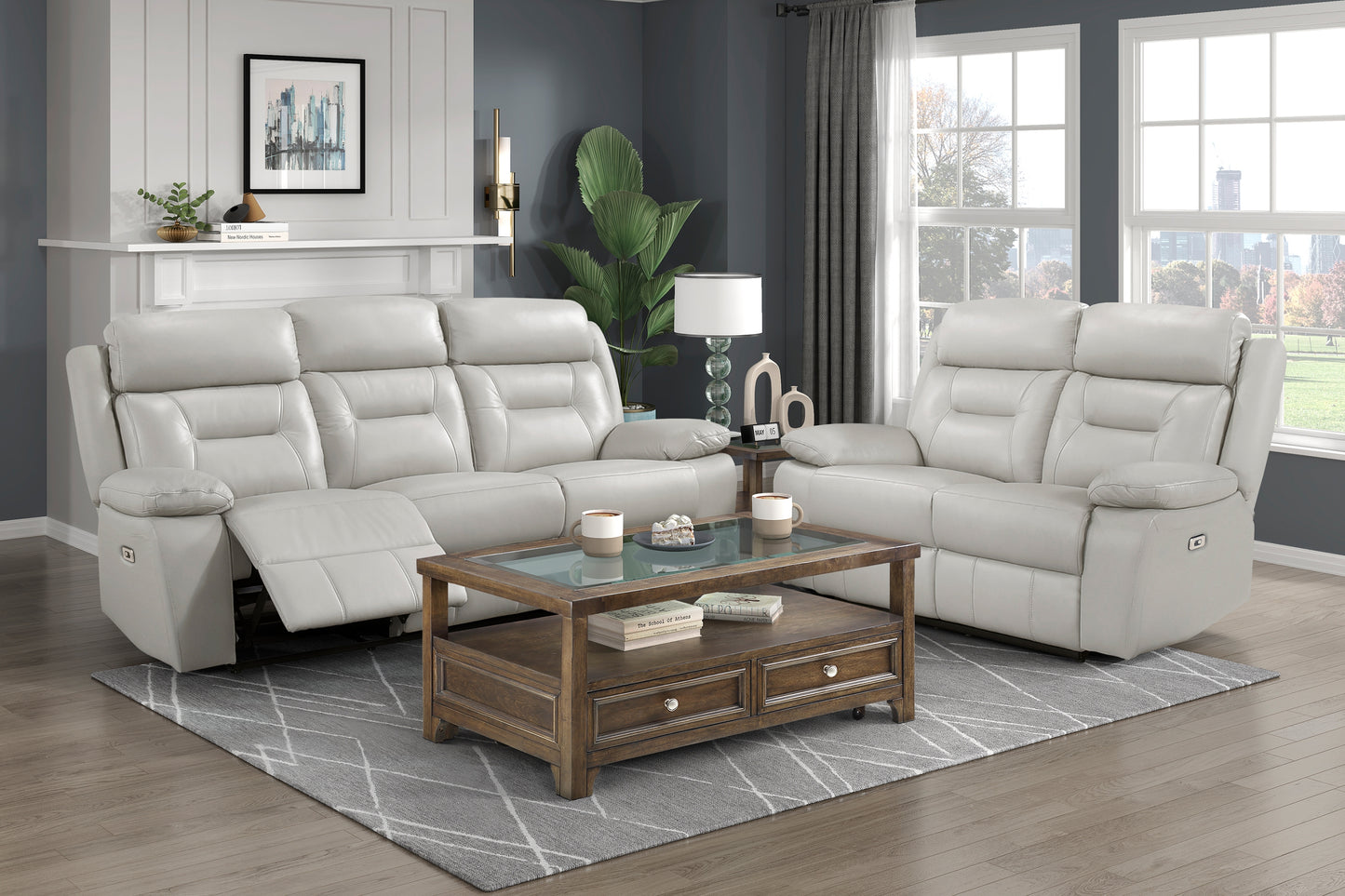 Power Reclining Sofa & Loveseat