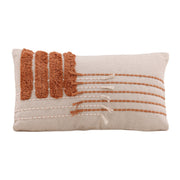 Kaida - Pillow - Beige And Burnt Orange