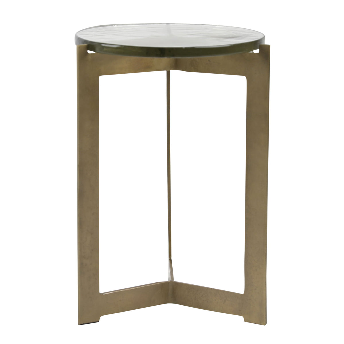 Aida - Side Table - Antique Brass