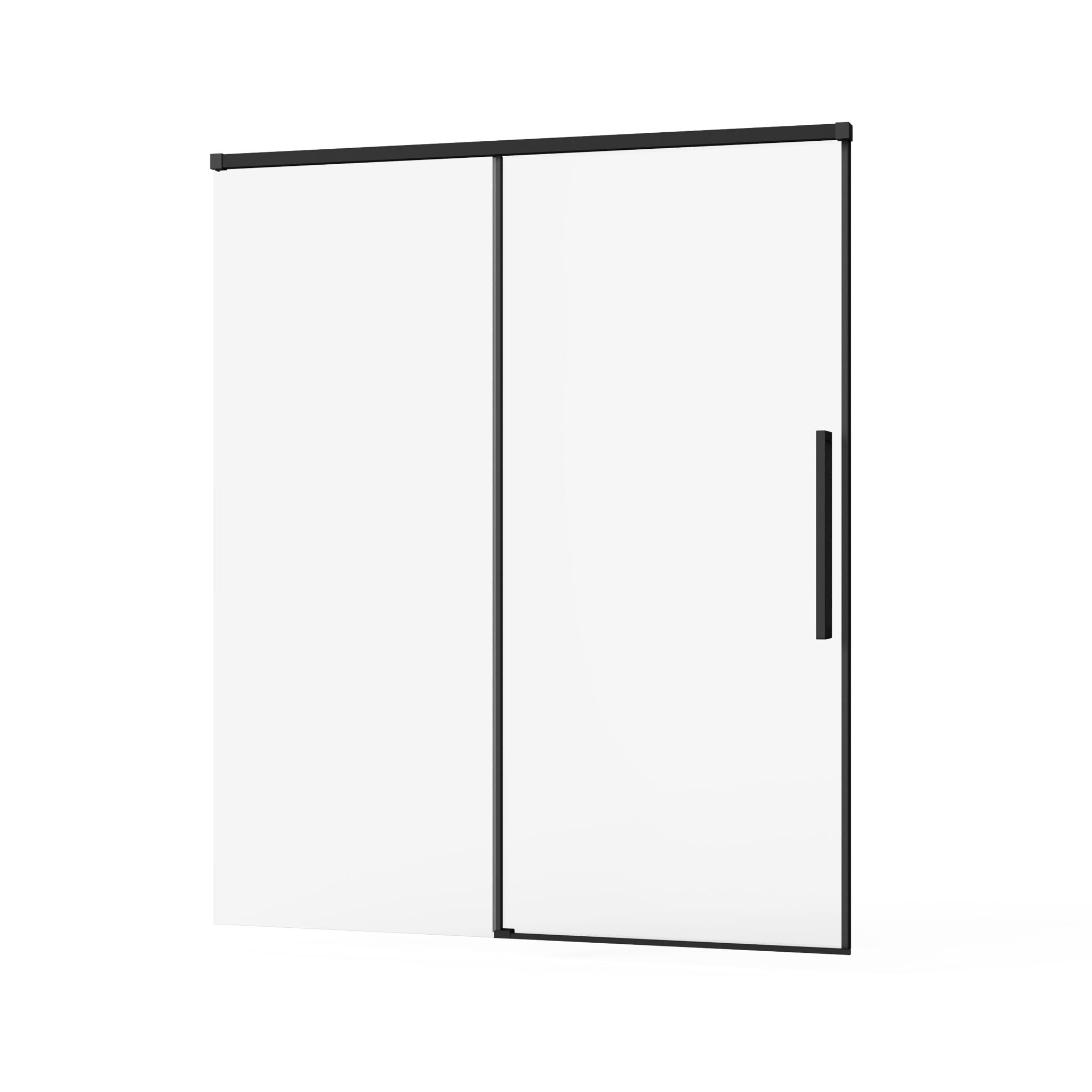 Semi Frameless Tub Sliding Shower Door