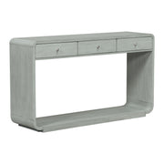 onsole Table With 3 Drawers And Display Shelf
