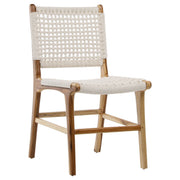 Diaz - Dining Chair - Natural White With Natural