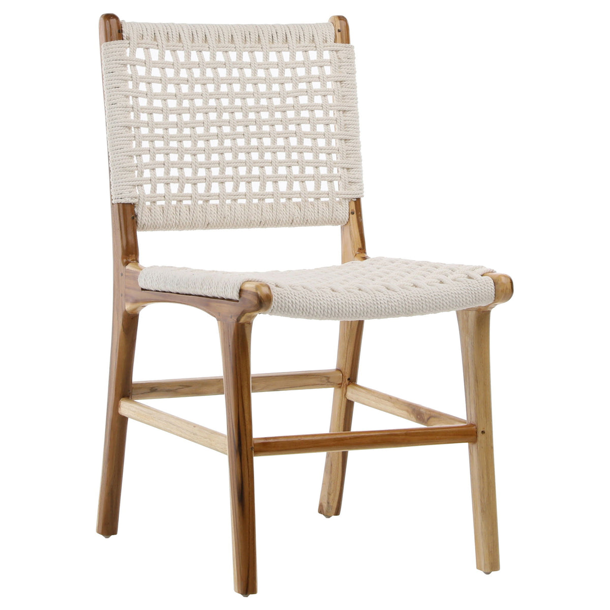 Diaz - Dining Chair - Natural White With Natural