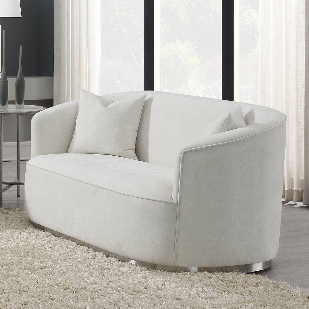 Odette Loveseat With 2 Pillows - Thumbnail 3
