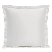 High Shine Satin - Euro Sham - White