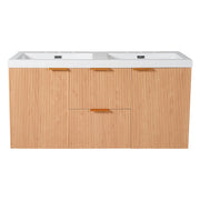 Modern Wall Mounted Bathroom Vanity, Soft Close Doors