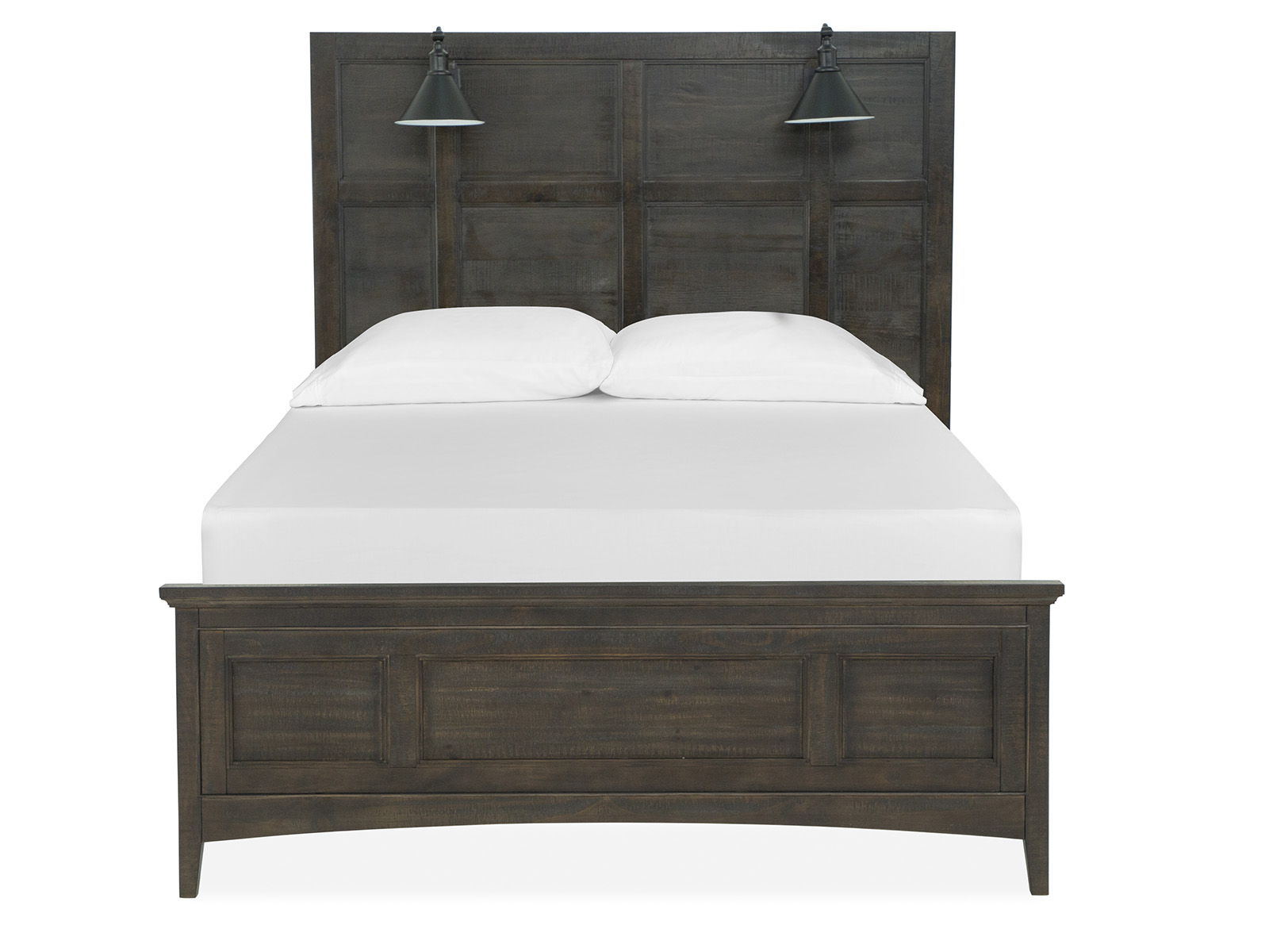 Westley Falls - Complete Lamp Panel Bed With Regular Rails