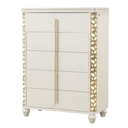 Cinderella - Chest With LED Accents And 5 Storage Drawers - Beige