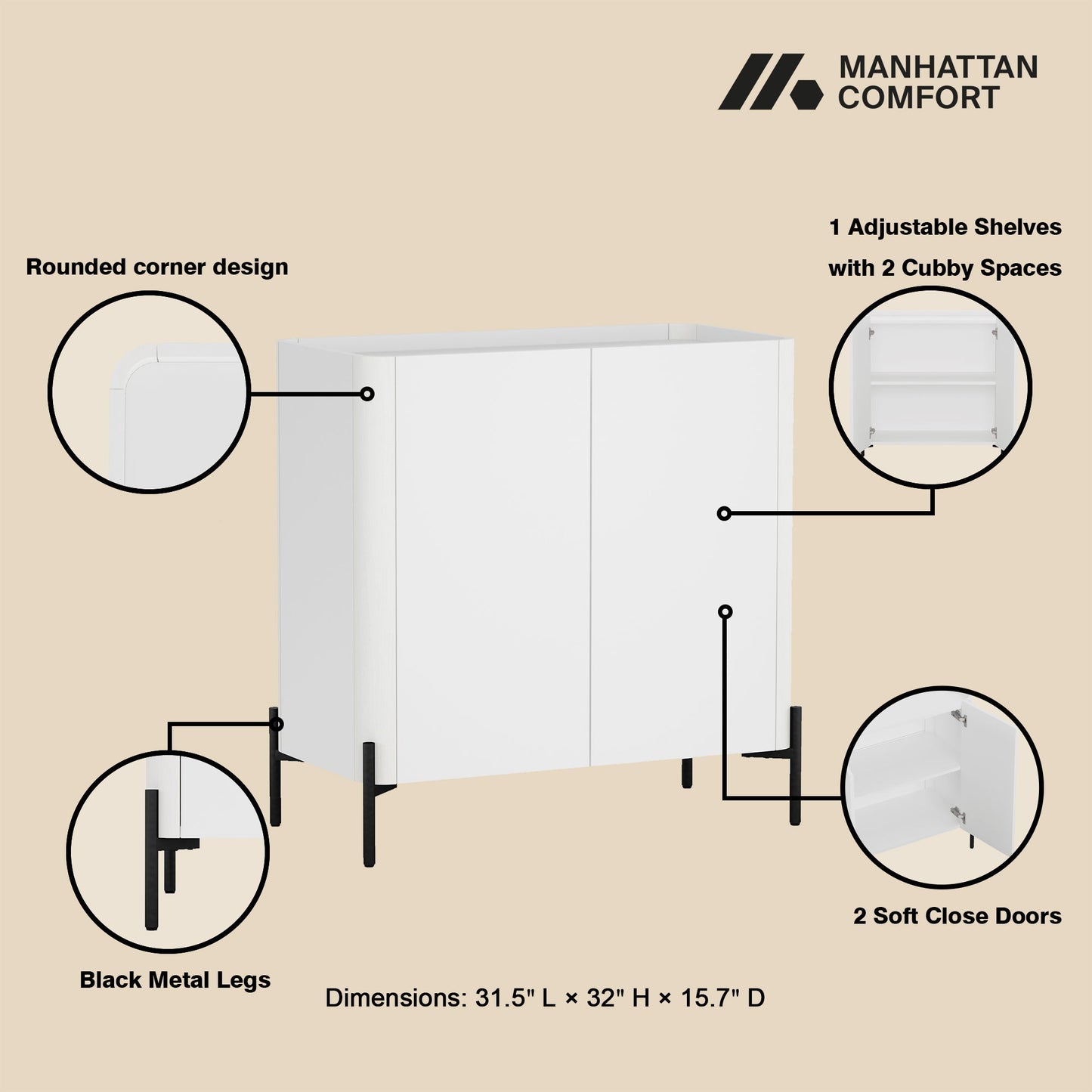 Abbey - Accent Cabinet