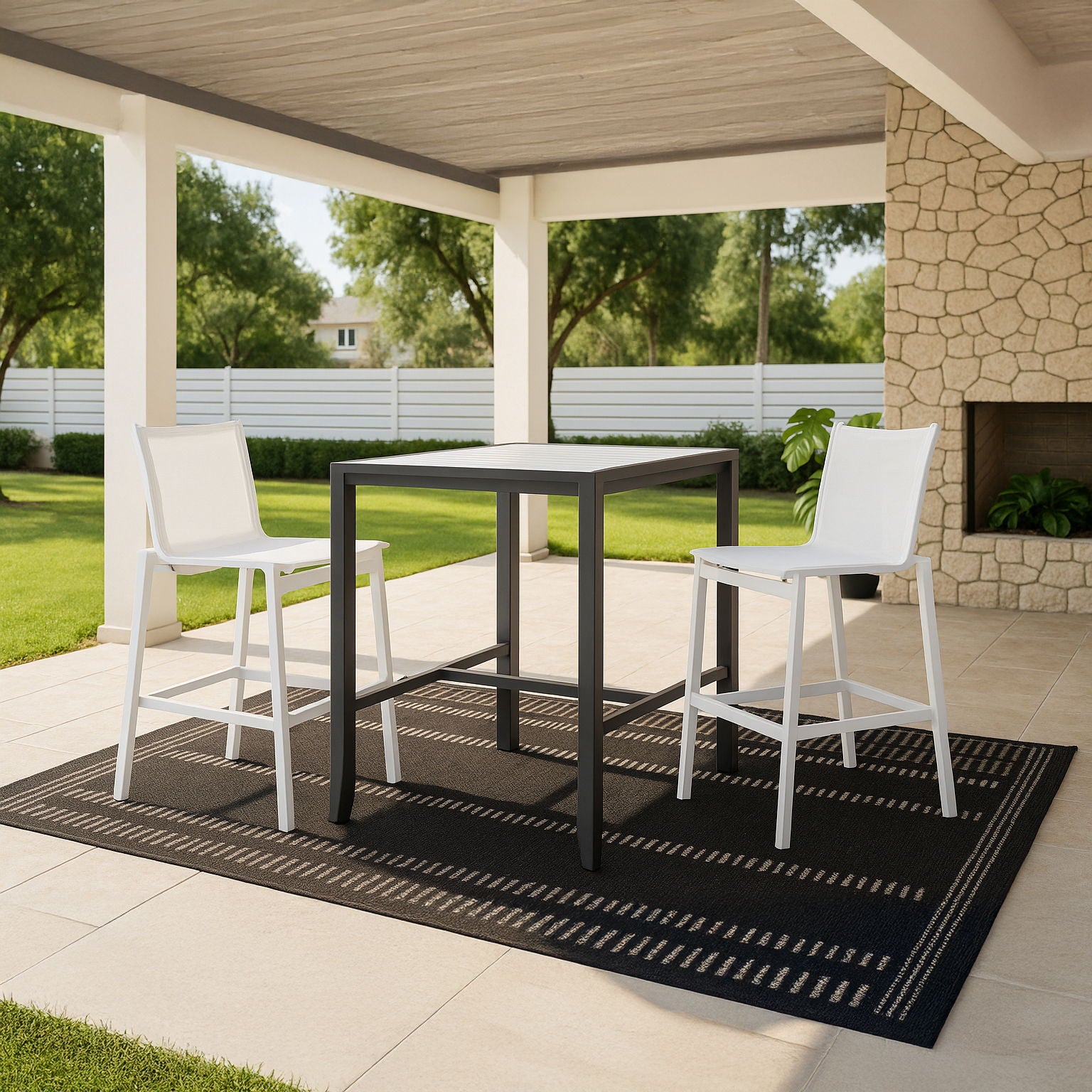 Nizuc - Outdoor Barstool (Set of 2)