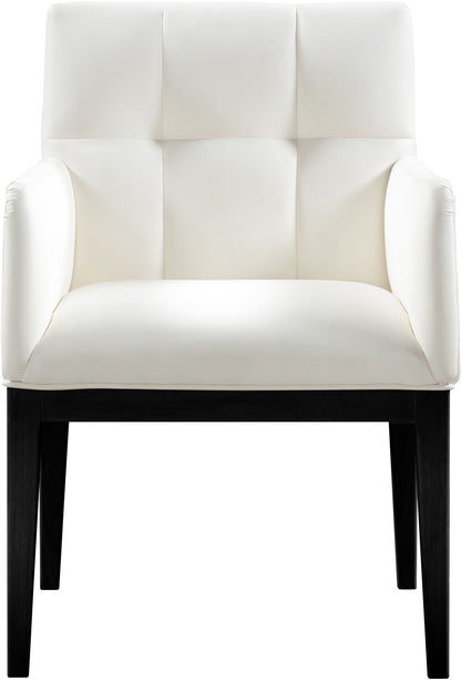 Adrian - Dining Arm Chair (Set of 2) - Black Legs