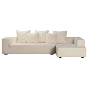 Sharon - Sofa With Chaise - Cream