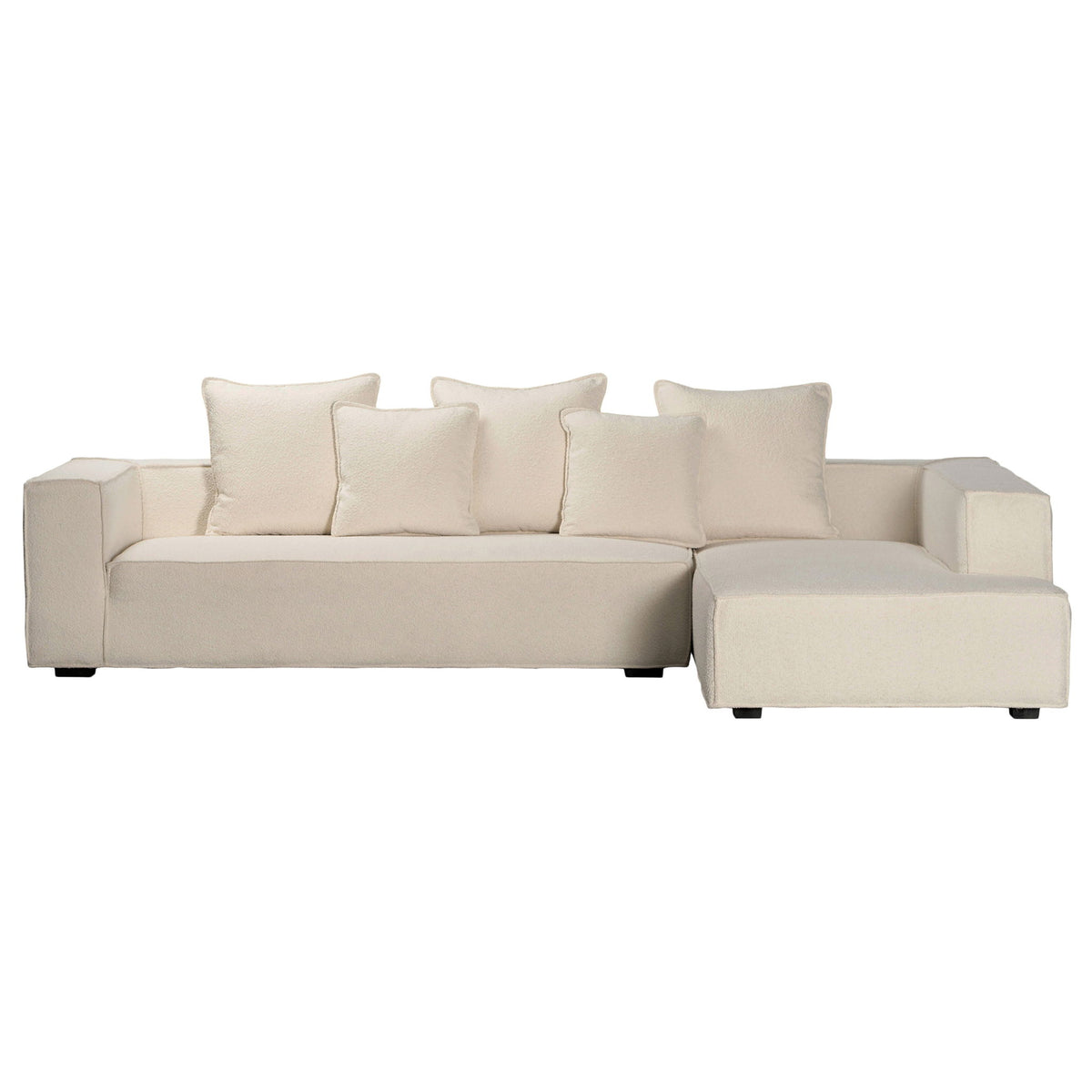 Sharon - Sofa With Chaise - Cream