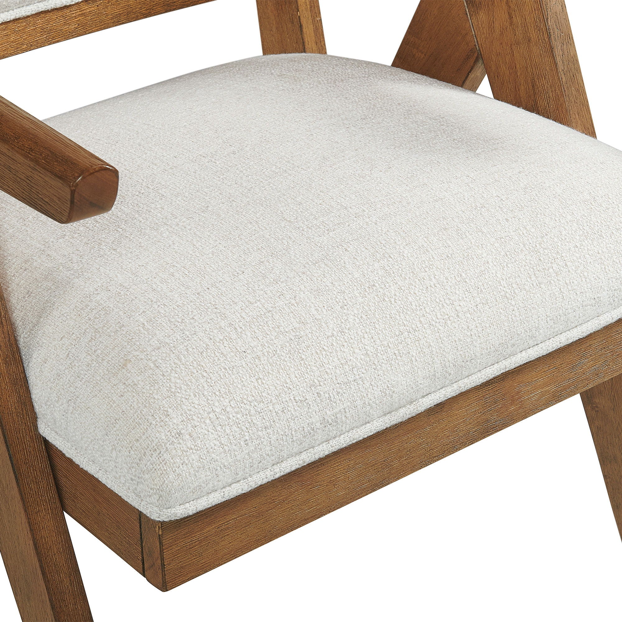 Vantage - A-Frame Arm Chair - Organic Spice Acacia