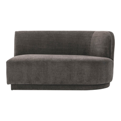Yoon - Right 2 Seat Sofa - Dark Gray