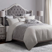 Matelasse - King Duvet Cover Set (Set of 3) - Gray