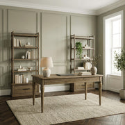 Hickory Grove - 3 Piece Desk Set - Heirloom Brown