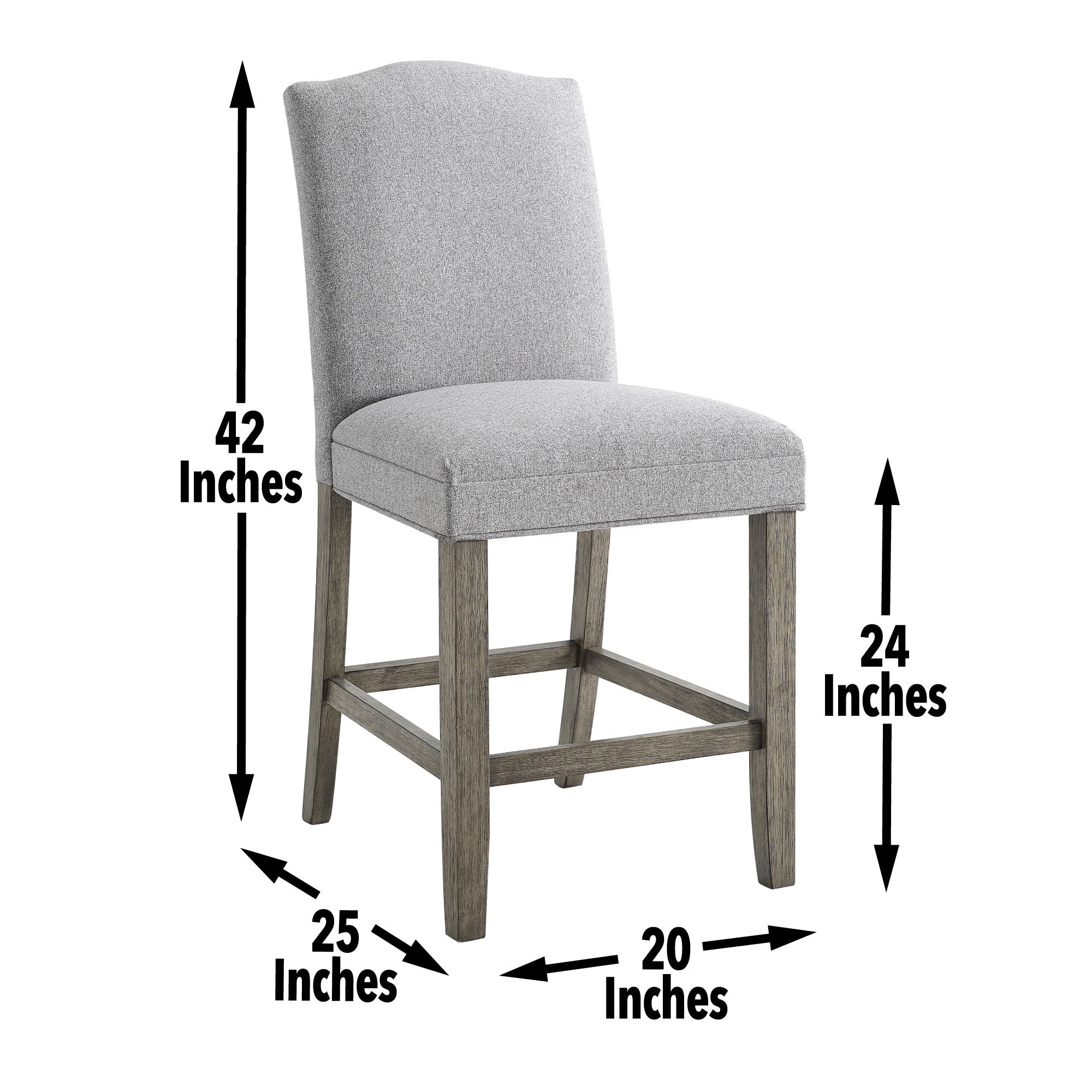 Grayson - Counter Height Set With White Top Table