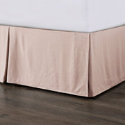 Hera - King Washed Linen Tailored Bed Skirt - Blush