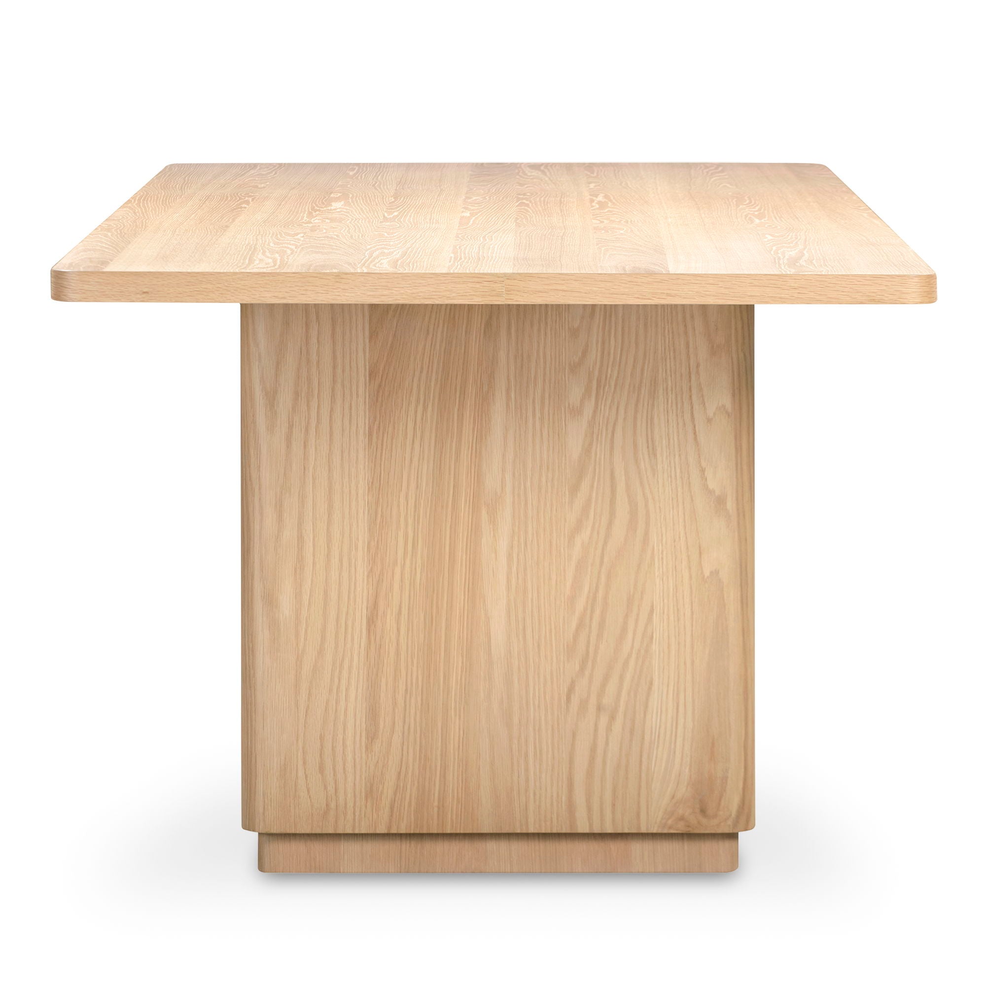 Round Off - Small Oak Dining Table - Light Brown / Oak