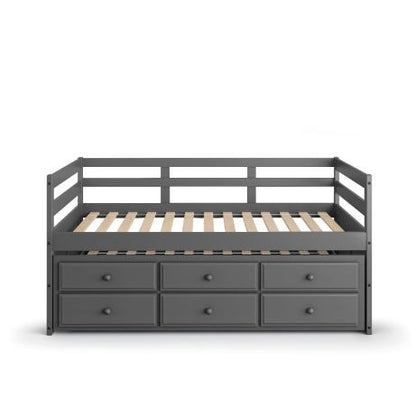 Darcie - Captain Bed - Gray Finish