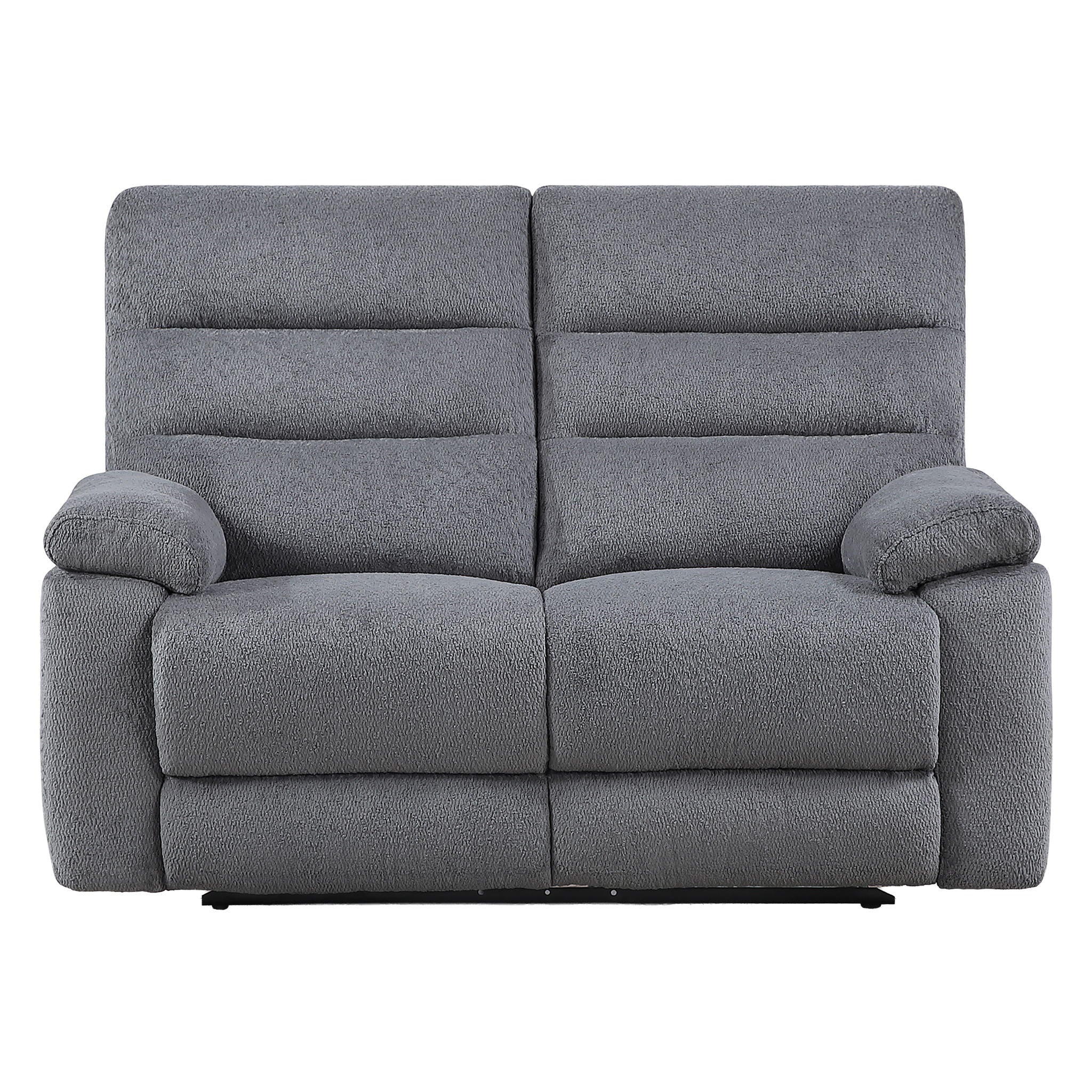 Cozy - Manual Recliner Loveseat - Gray