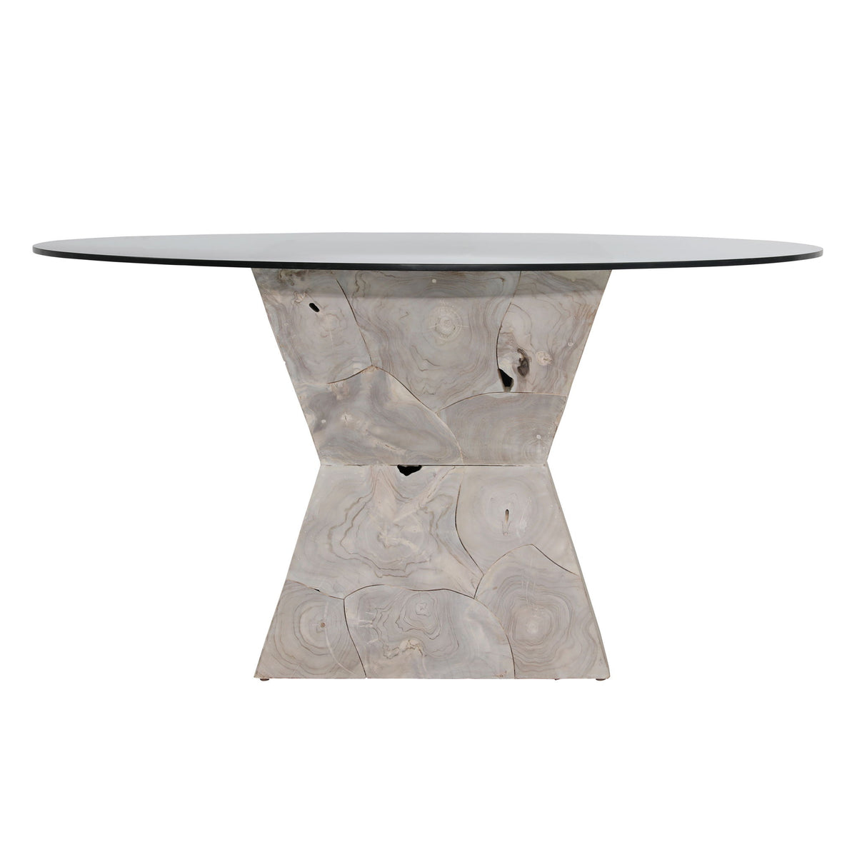 Lara - Dining Table - Bleached Teak