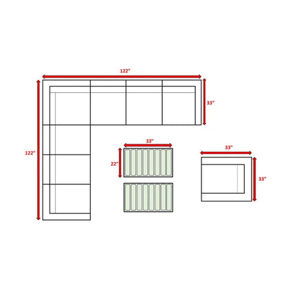 Stylish Sofa Seating Group With Cushions Perfect For Outdoor Gatherings