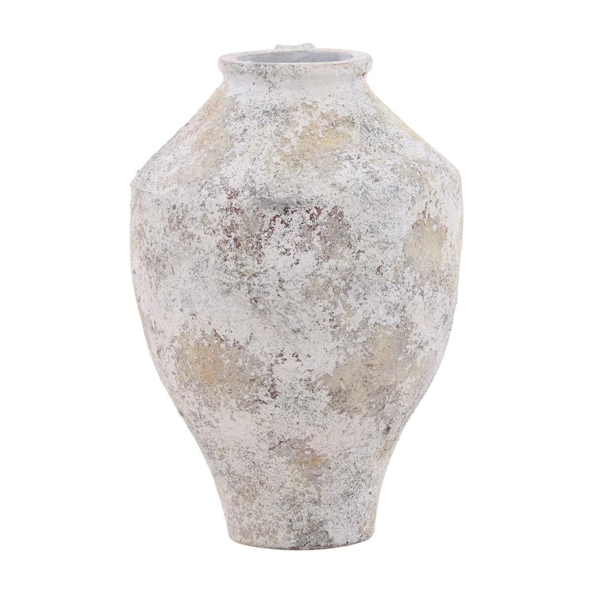Halina - Vase - White Distressed