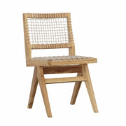 Margit - Outdoor Dining Chair - Natural With Taupe