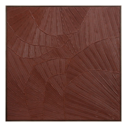 Flutter - Framed Painting - Maroon