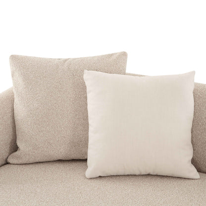 Sylvie - Left Arm 2-Seater Loveseat - Cream