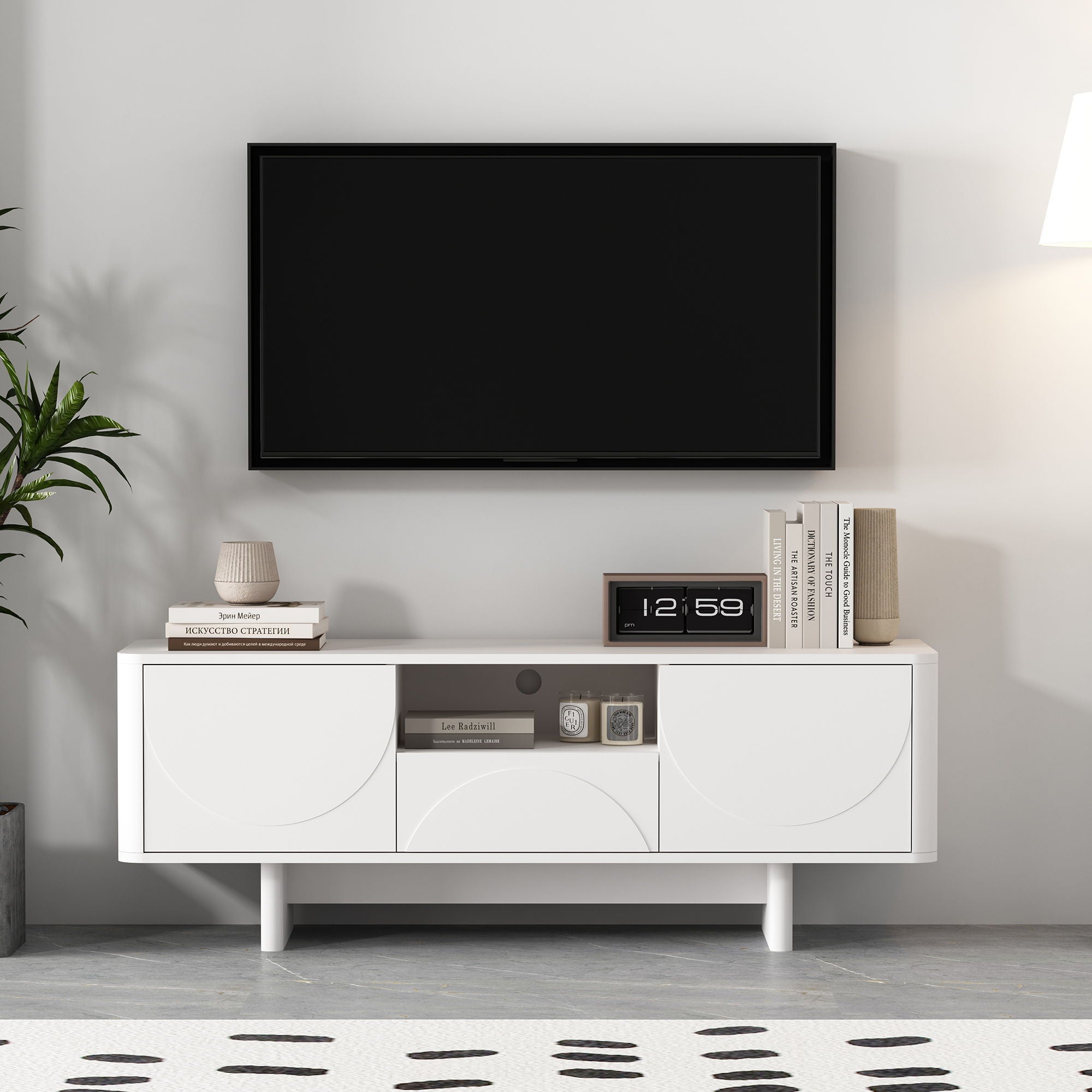 Ella - TV Stand With Adjustable Shelves