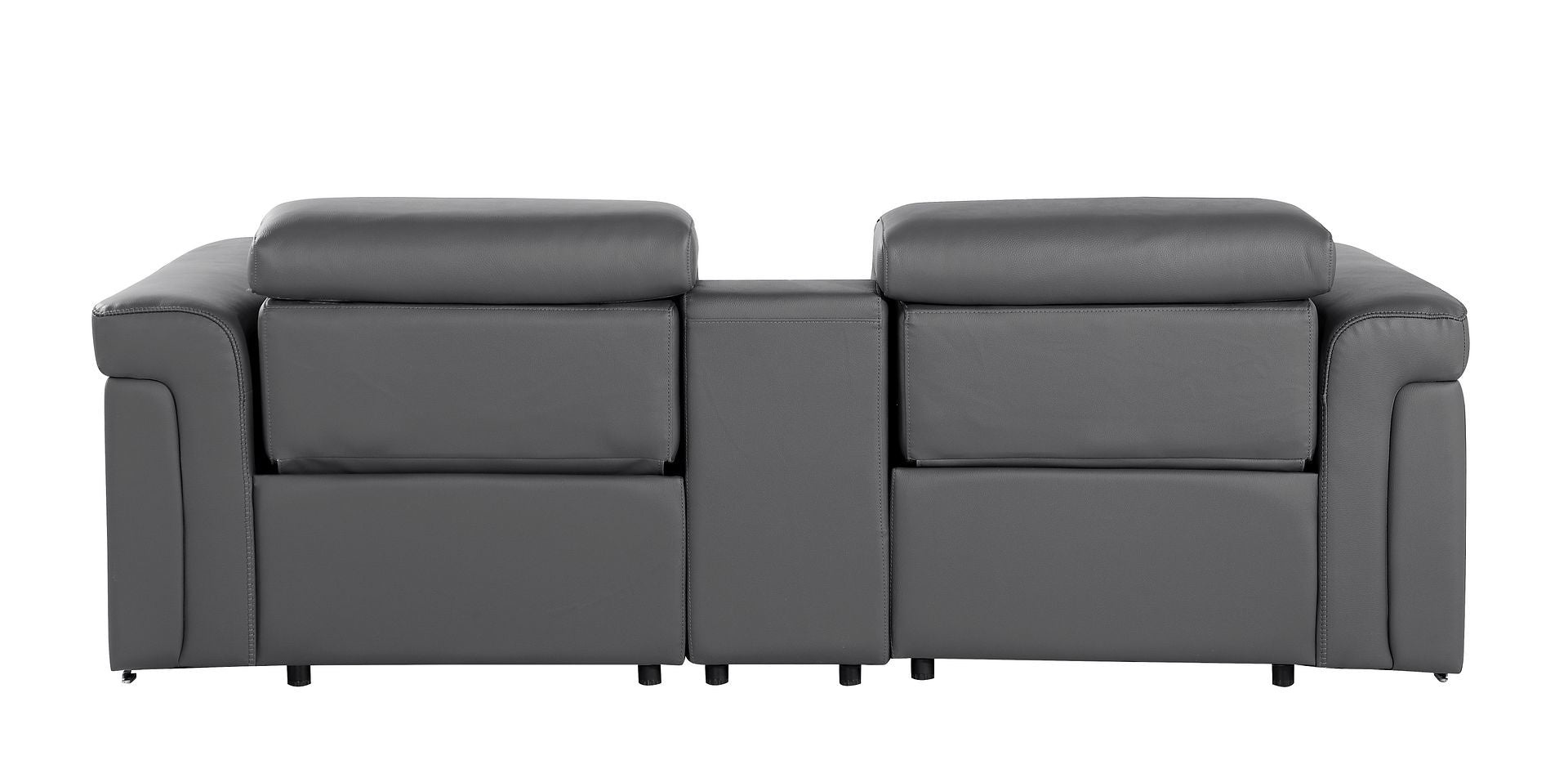 1126 - 3-Piece Modular Power Reclining Loveseat In With 2 Power Recliners & Power Headrests