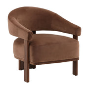 Averie - Occasional Chair - Hudson Chocolate And Brown