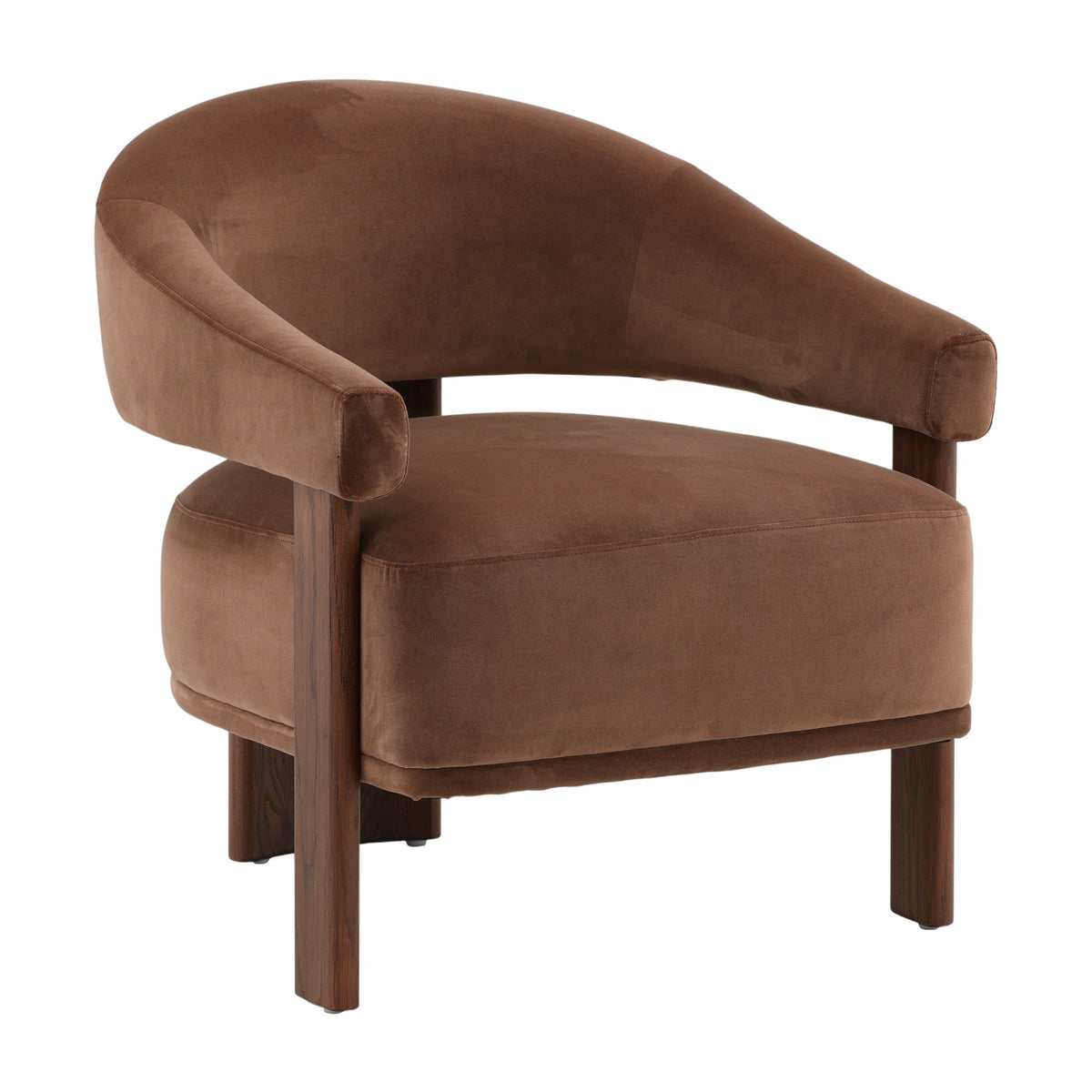 Averie - Occasional Chair - Hudson Chocolate And Brown