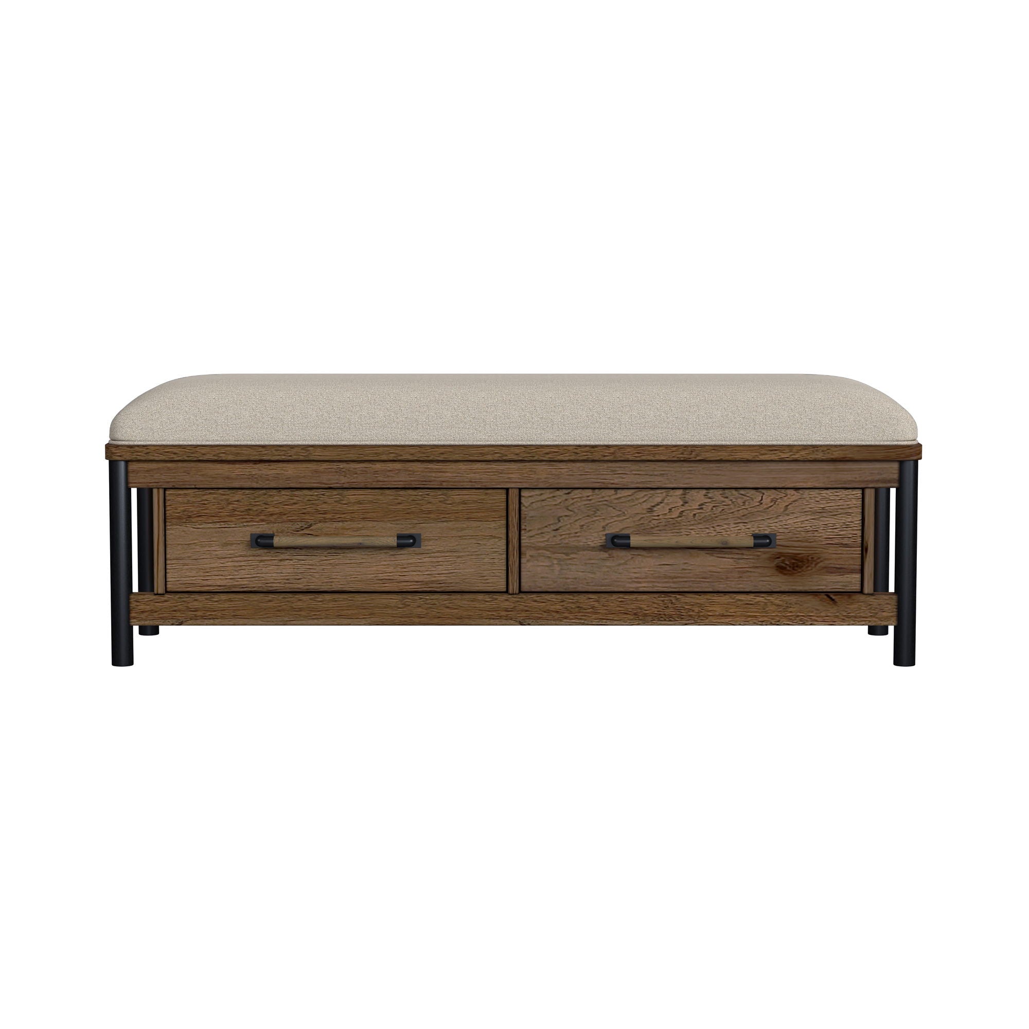 Norcross - Storage Bench - Hickory