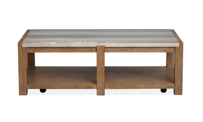 Plum Creek - Rectangular Cocktail Table With Casters