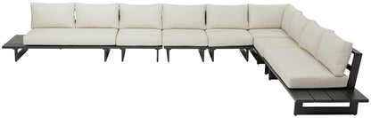 Maldives - 7 Piece Water Resistant Outdoor Patio Modular Sectional With Gray Base