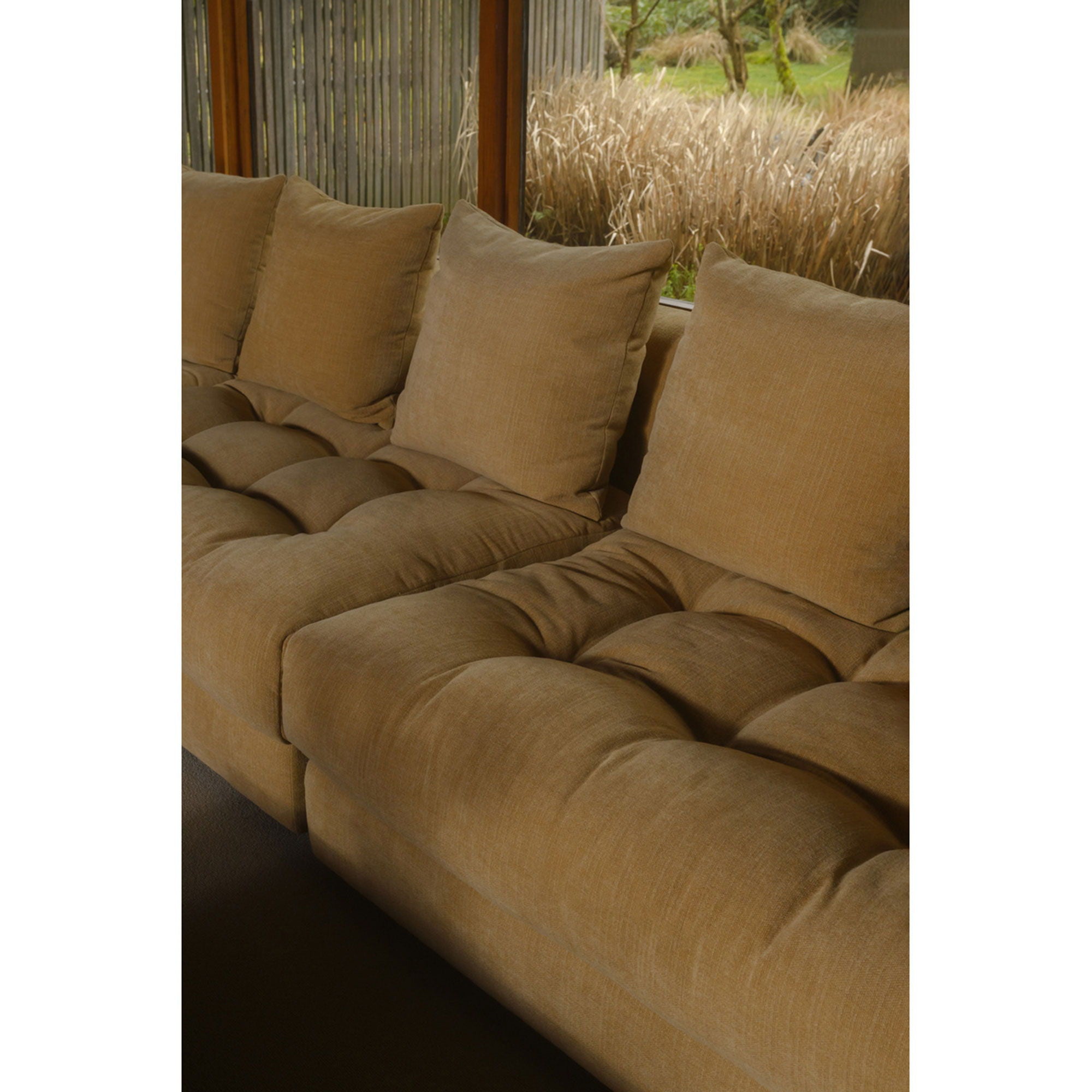 Davie - Right Arm Facing Chair - Golden Yellow