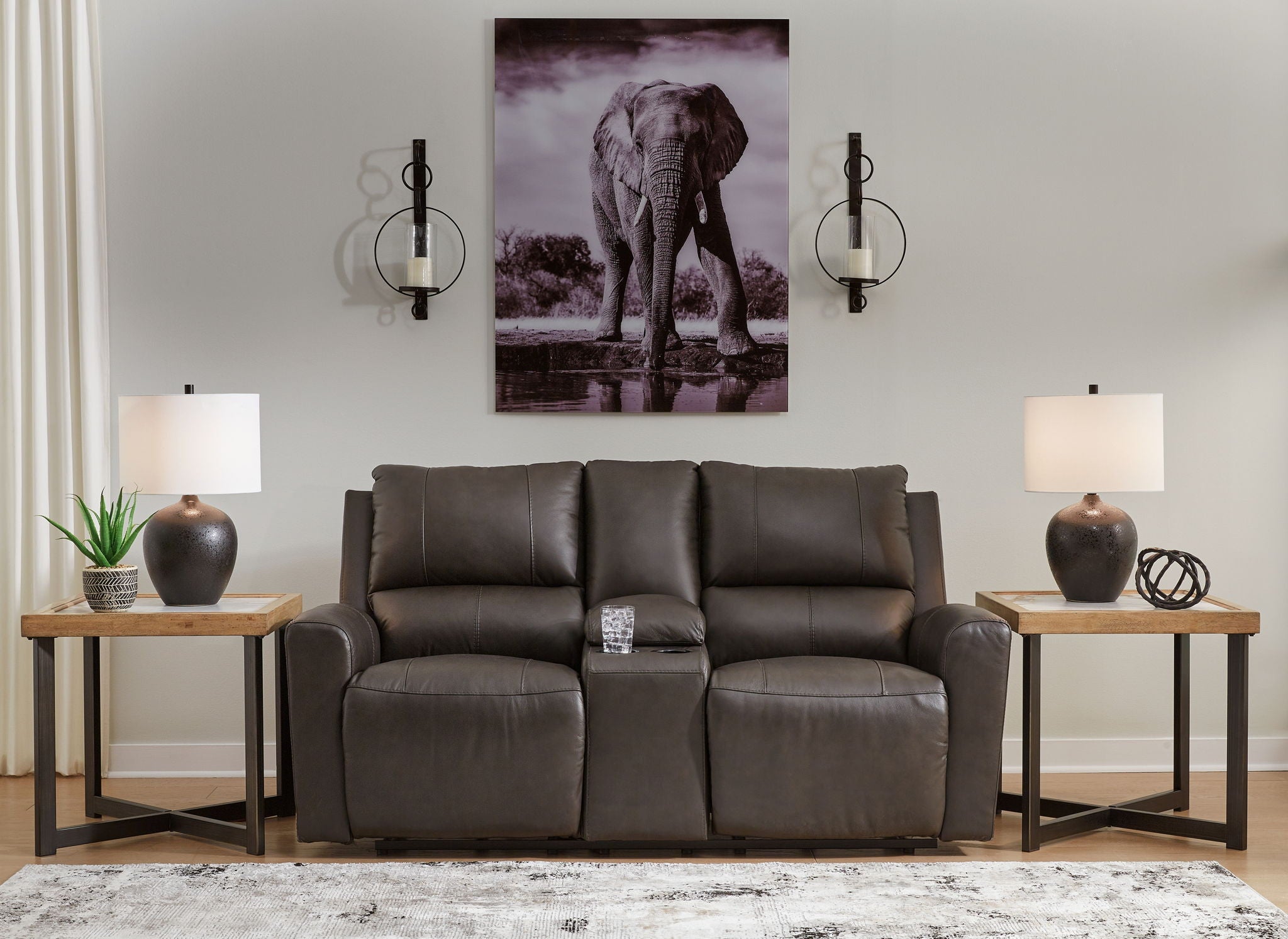 Ashley Furniture Boxmere Power Reclining Loveseat - Thumbnail 3