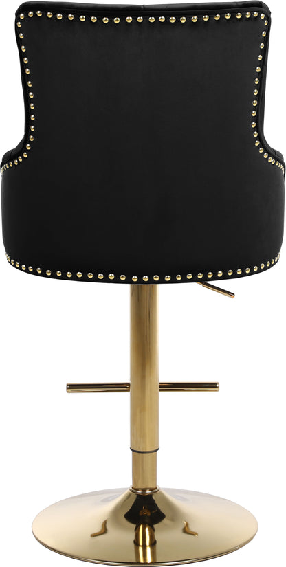 Claude - Adjustable Stool with Gold Base