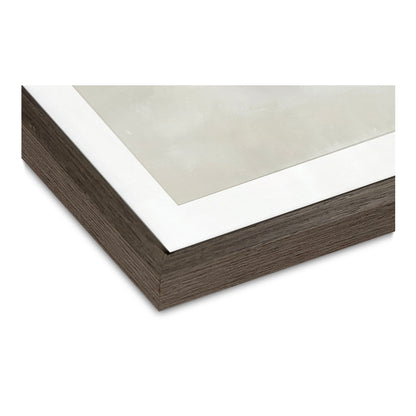 Citrine - Framed Painting - Gray