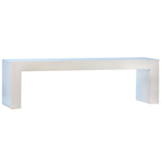Blazer - Outdoor Bench - Natural White